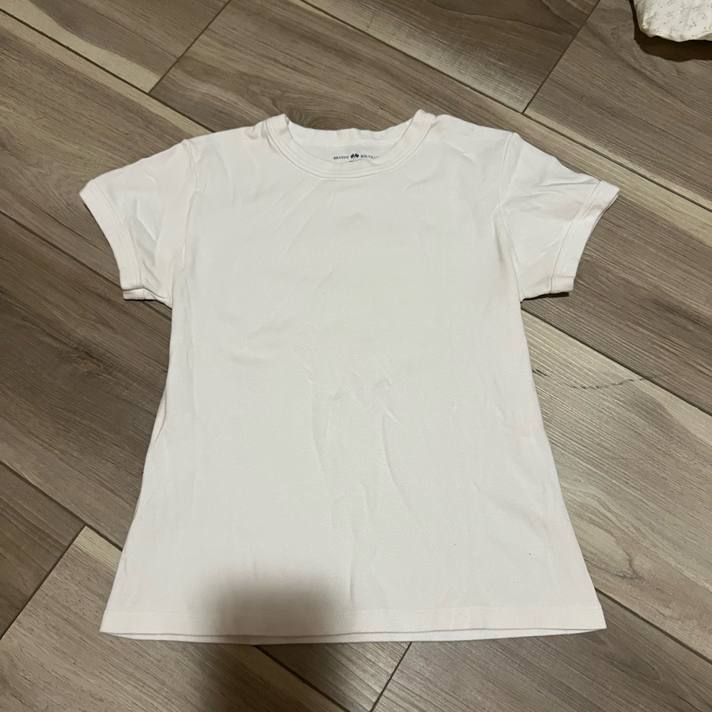 Brandy Melville White Tee